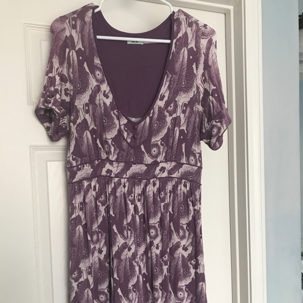 Kimchi Blue Lavender flowy cotton dress Size L